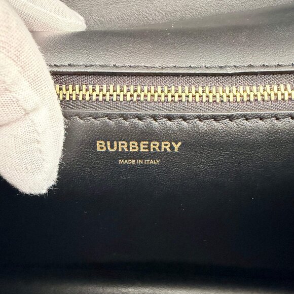 BURBERRY TB Mini bags Leather Black Free Shipping | Duties Paid - Picture 11 of 16